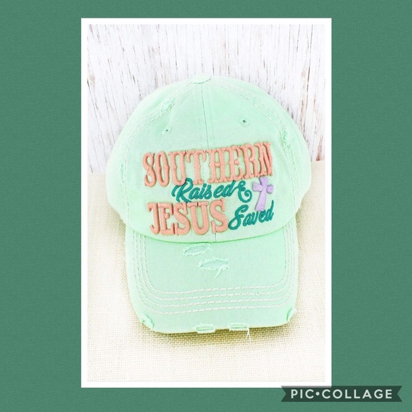 Accessories - Southern Raised Jesus Saved Hat